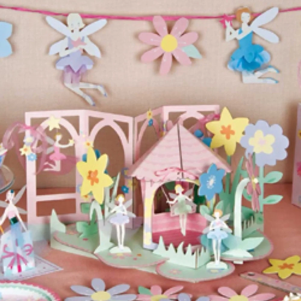 Meri Meri Fairy Wishes Party Decor Centerpiece & Garland New Unused Rare Decor